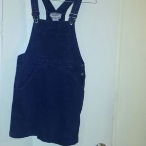 TICKETS Womens Demin jean Bib dress